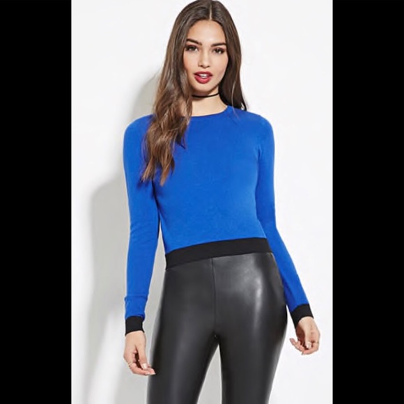 Contrast Trim Sweater 2 for 20$ - Picture 1 of 1